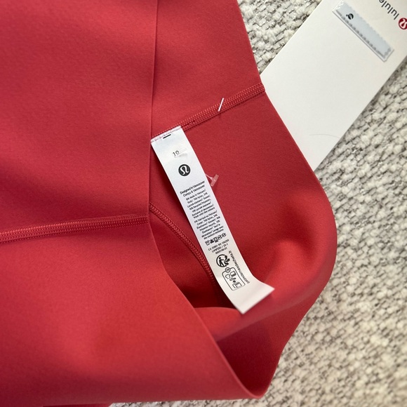 lululemon athletica Women's Glow up super high rise Tight 25" Red Coral Leggings - Picture 6 of 6